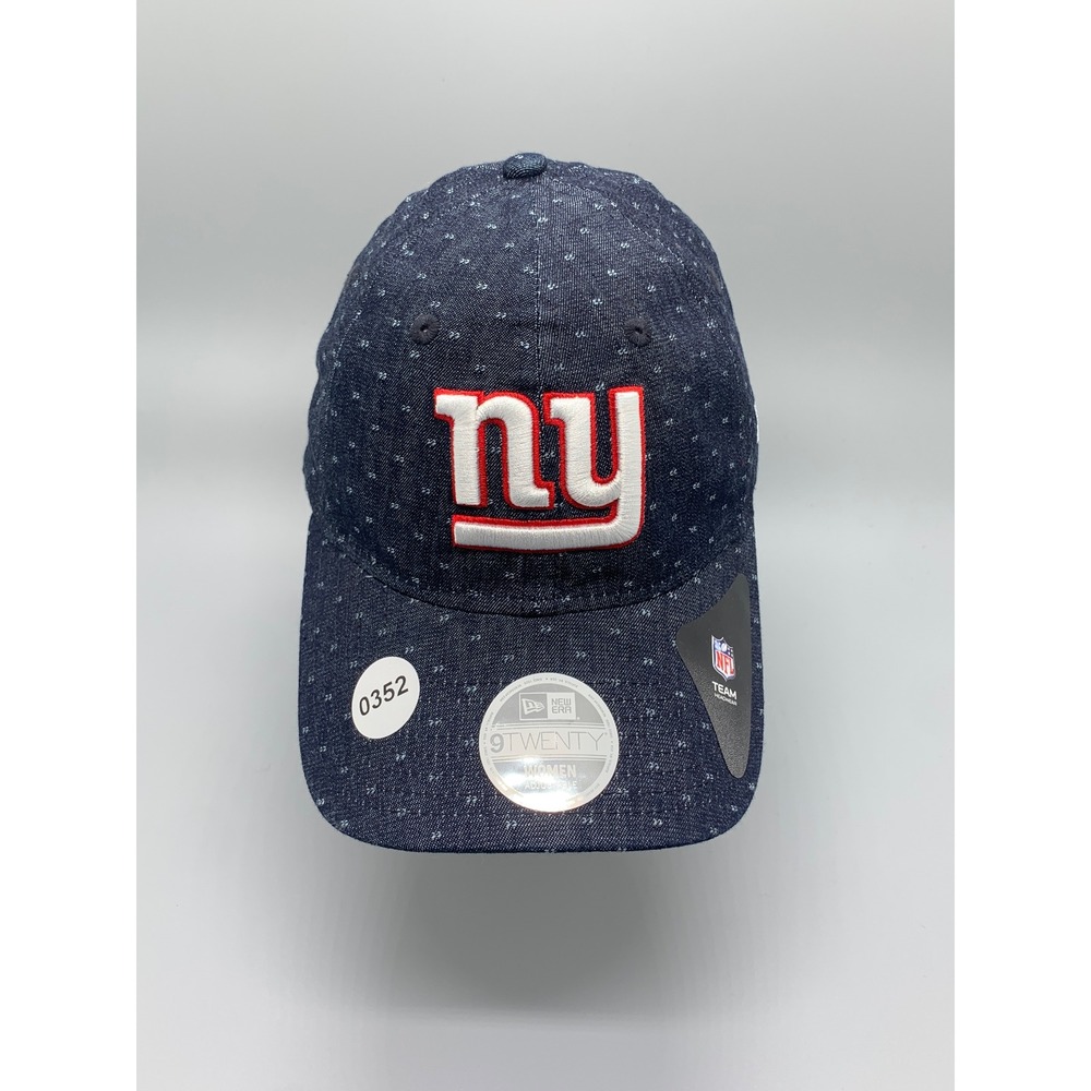 New Era 9TWENTY New York Giants Women's Adjustable Hat Blue Denim NFL Football